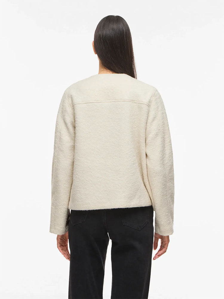 Vilynne Short Jacket-Cream