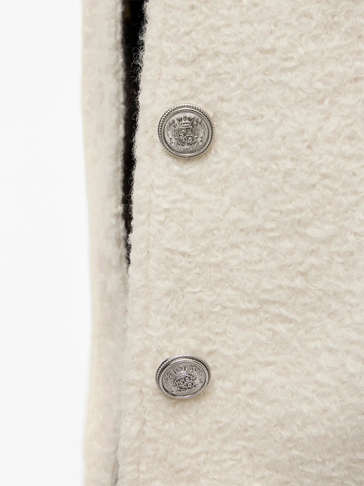 Vilynne Short Jacket-Cream