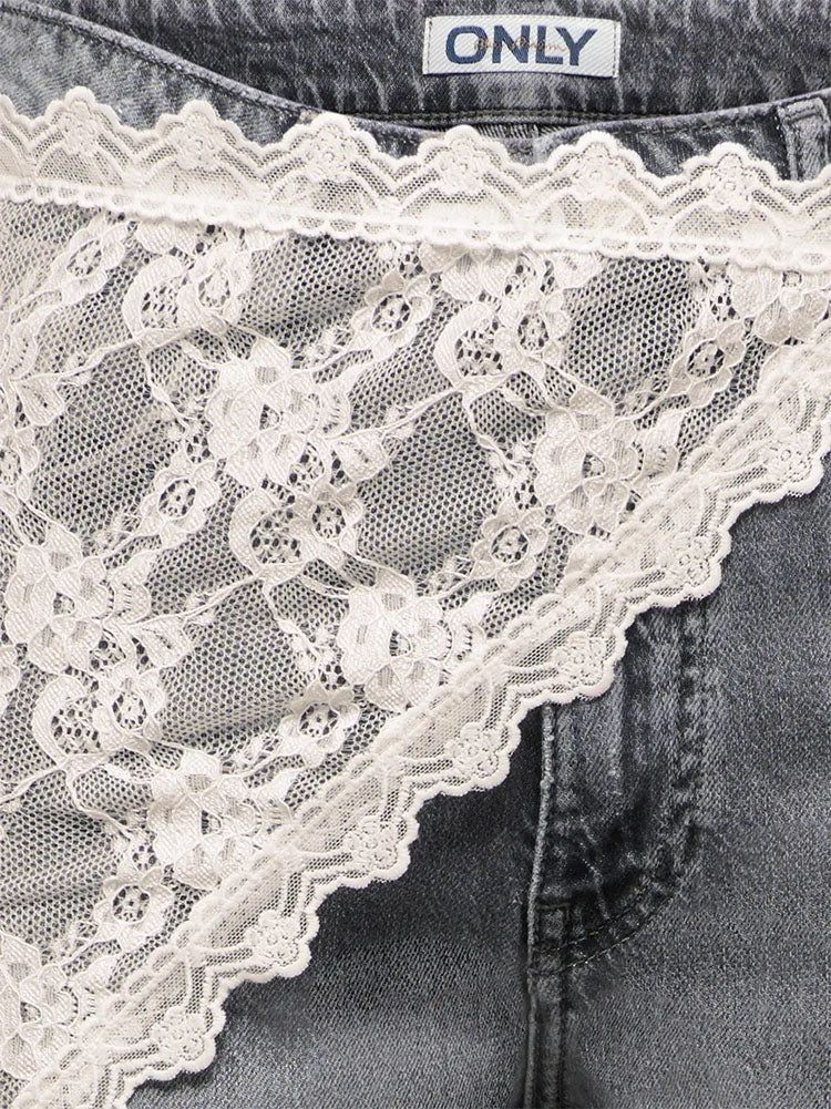 Onlsof Lace Scarf-Antique White