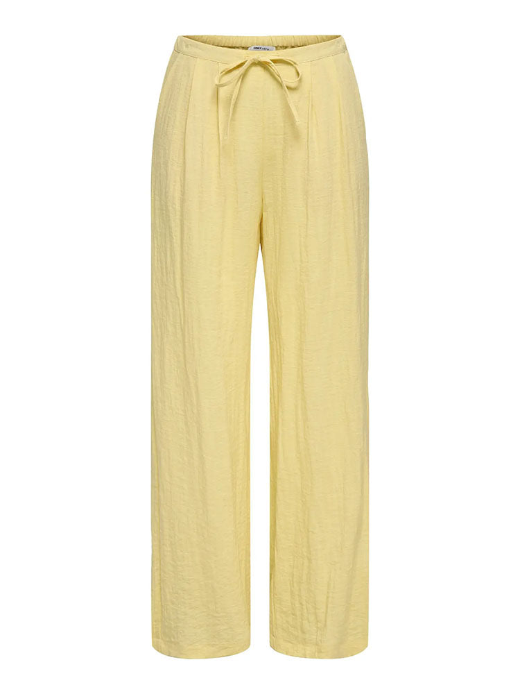 Onlita Linen Look Wide Trousers-Sunlight
