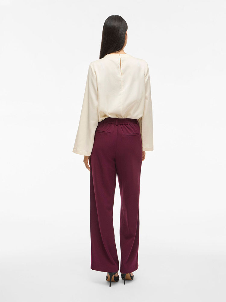 Vivarone High Waist Trousers-Fig