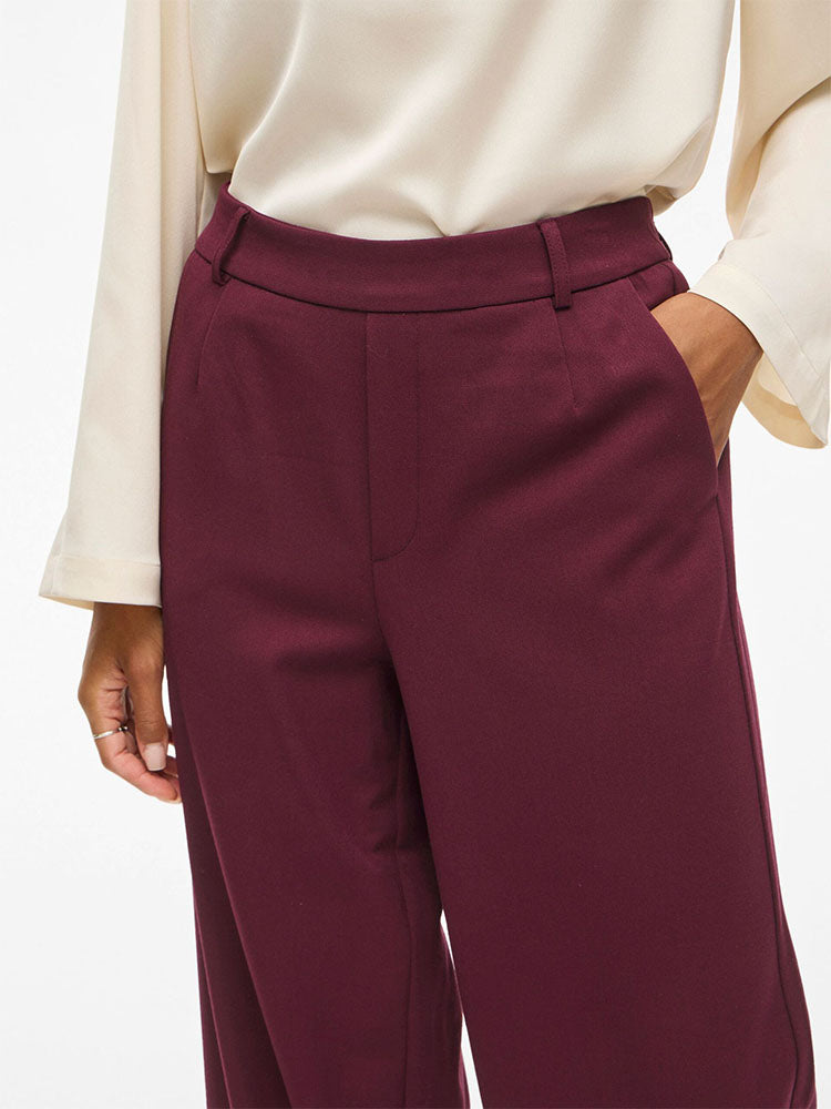 Vivarone High Waist Trousers-Fig