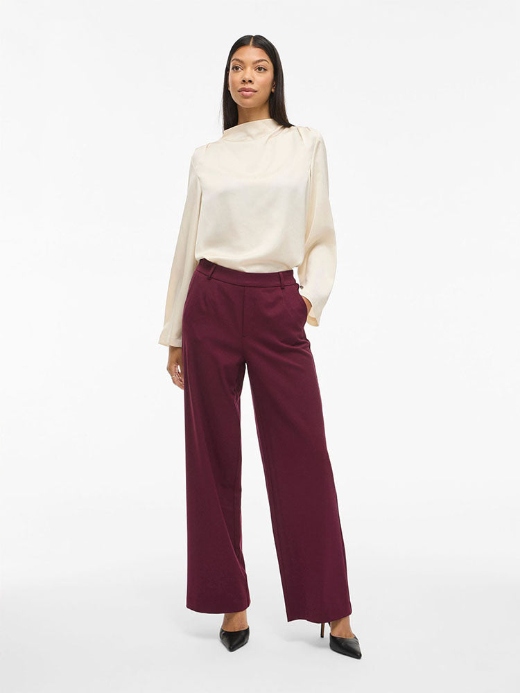 Vivarone High Waist Trousers-Fig