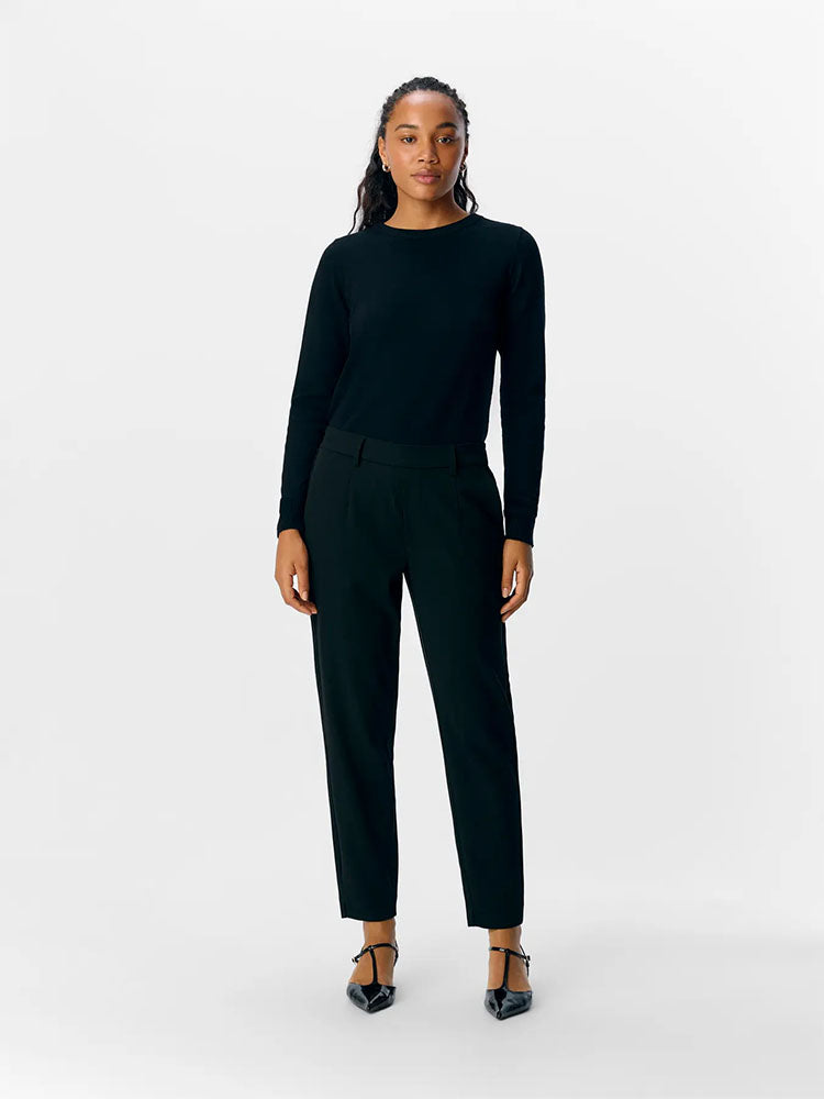 Objlisa Slim Trousers-Black