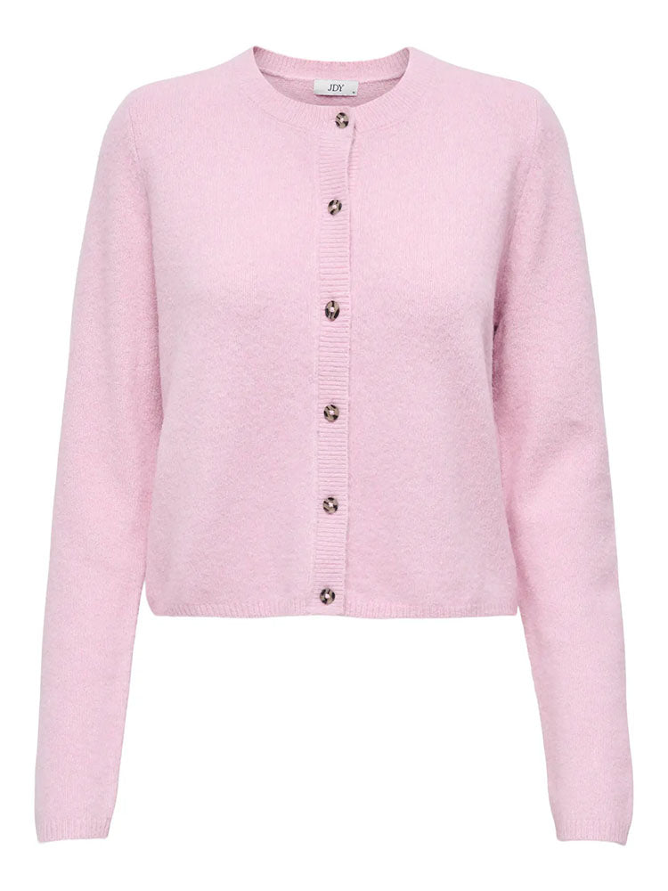Jdychloe Short Knit Cardigan-Pink