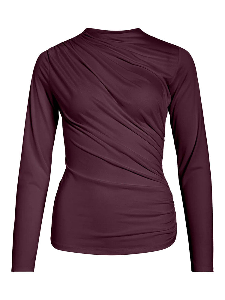 Vizurna Funnelneck Top-Fig