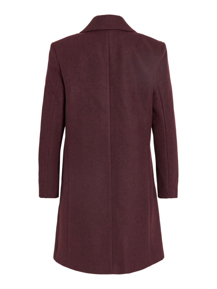 Viclaudia Button Coat-Fig