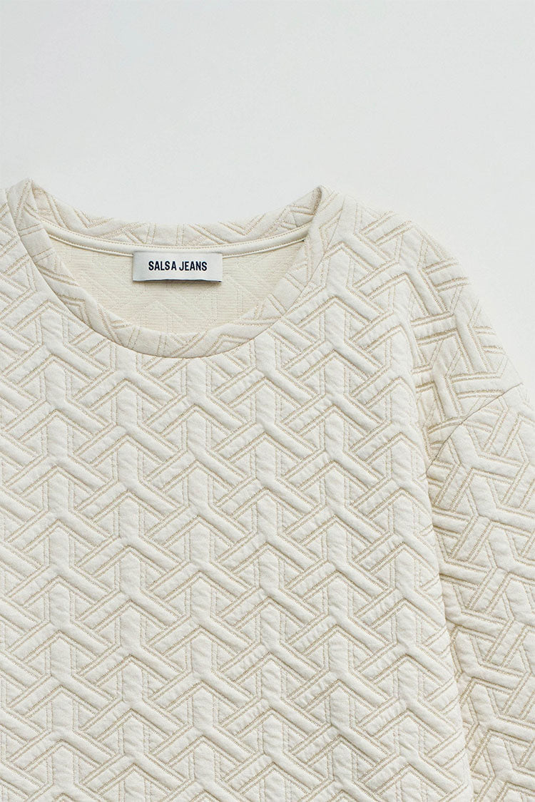Salsa Sweatshirt with Jacquard & Lurex