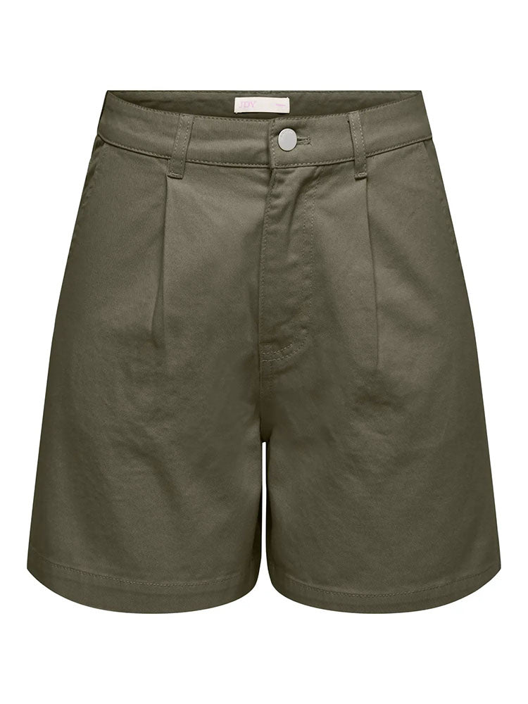 Jdyemma High Waist Wide Pleated Short-Olive