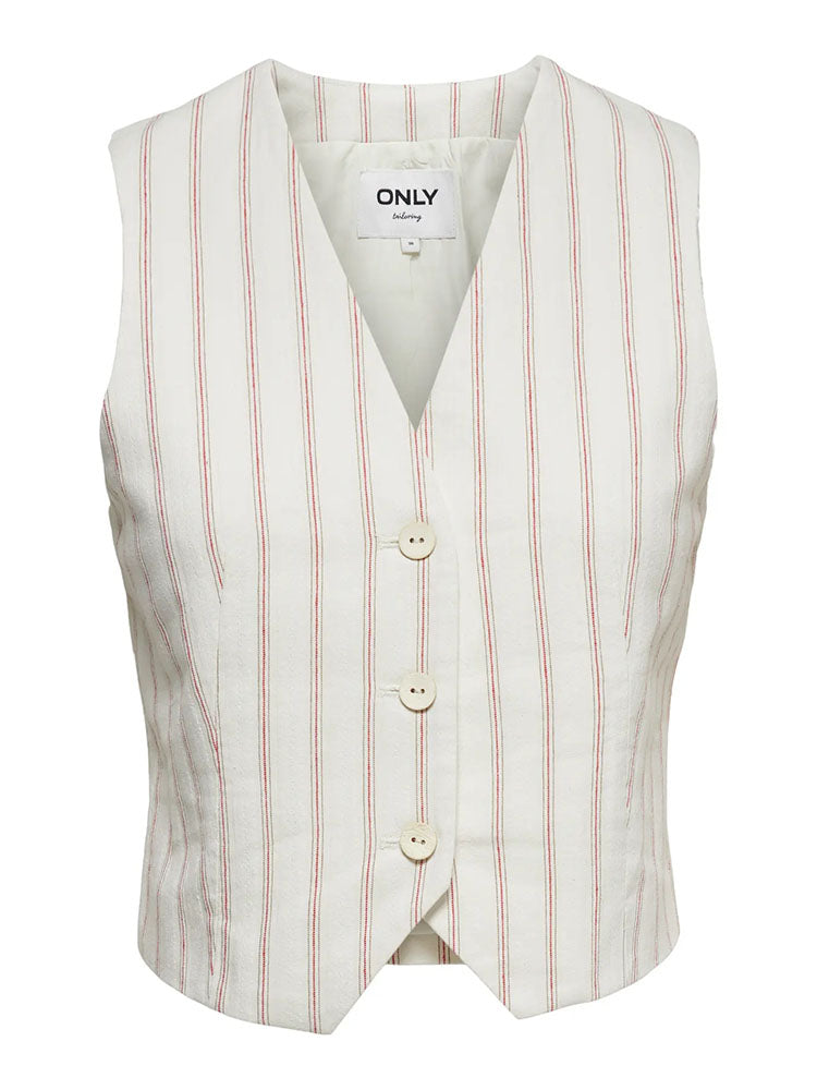 Onltate Pinstripe Waistcoat
