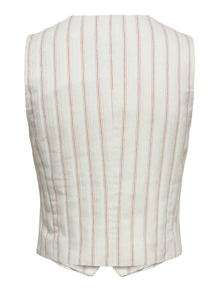 Onltate Pinstripe Waistcoat