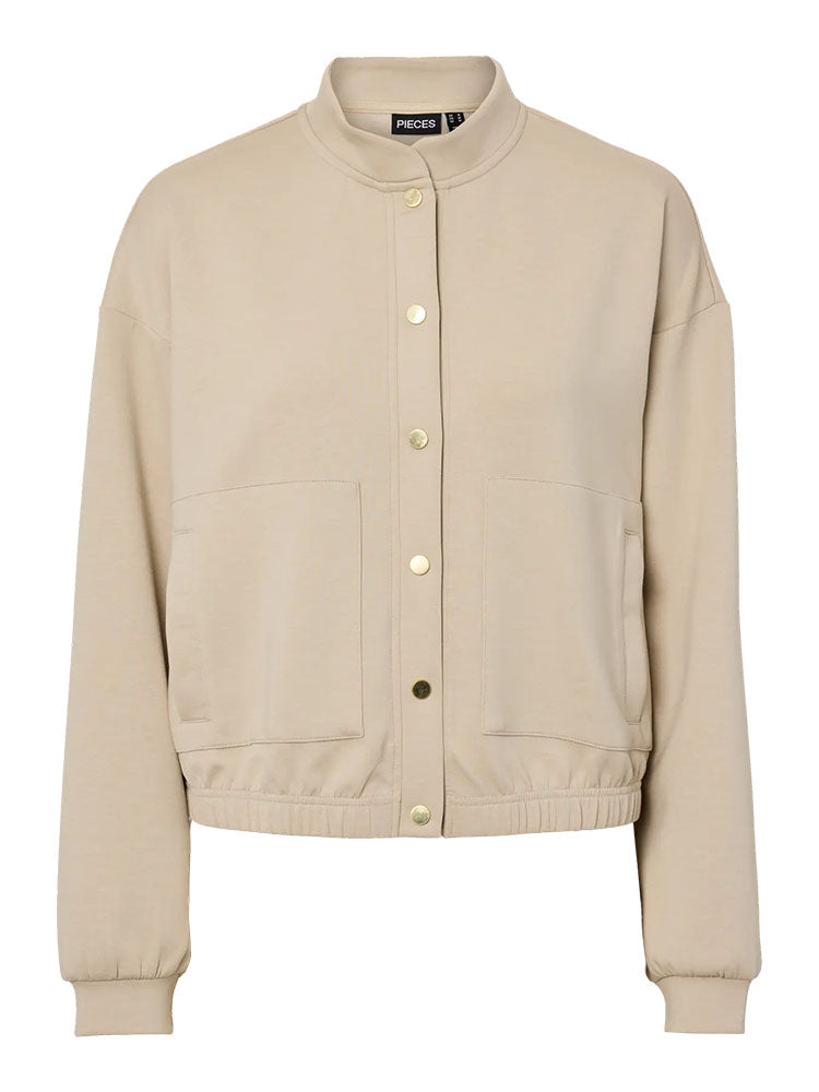 Pctalia Bomber Jacket-Cream