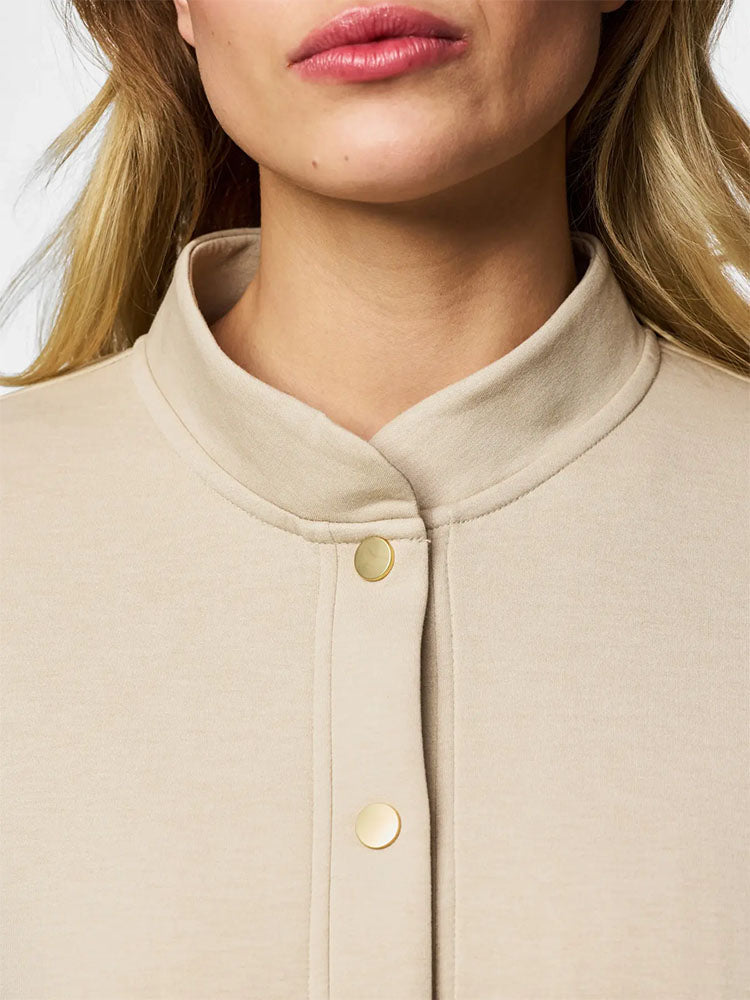 Pctalia Bomber Jacket-Cream