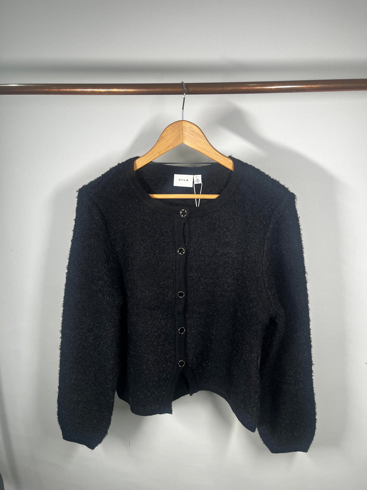 Vipigga Black Cardigan