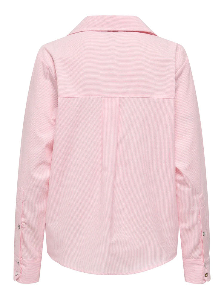 Onlalina Stripe Shirt-Pink/White Pinstripe