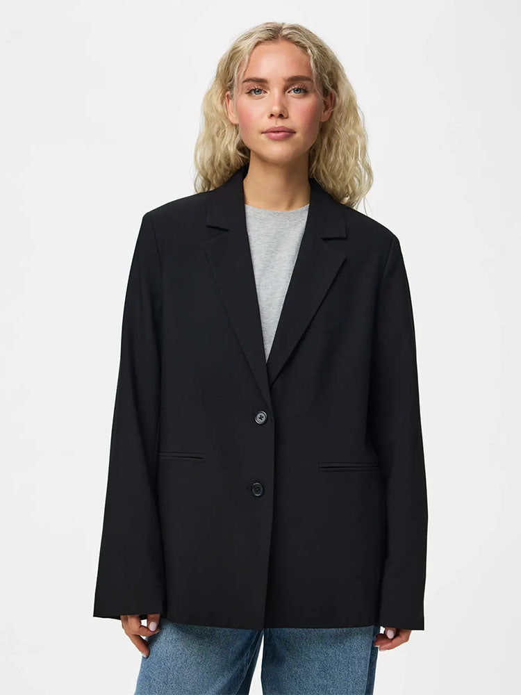 Pcbosella Loose Blazer-Black