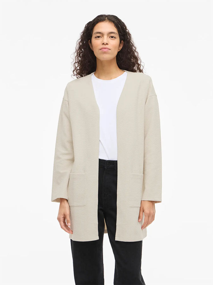 Vigarden Long Cardigan-Deep Cream