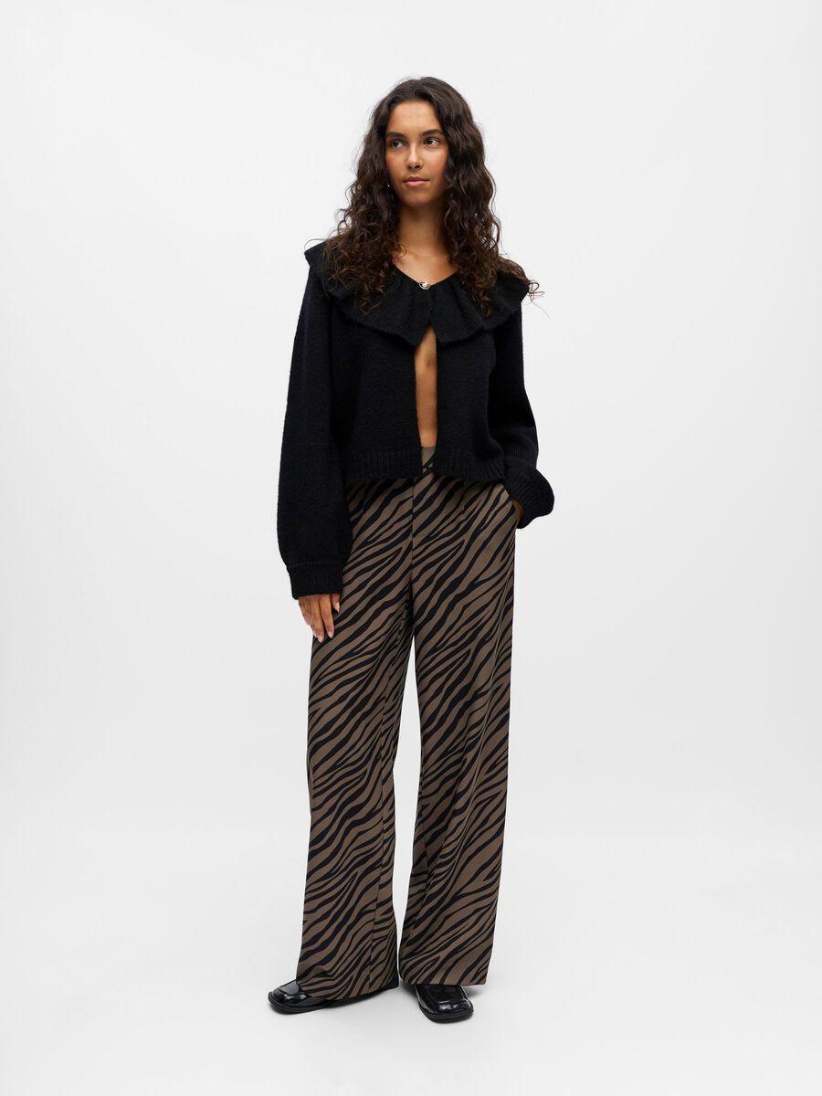 Objalbal Tiger Graphic Wide Leg Trousers