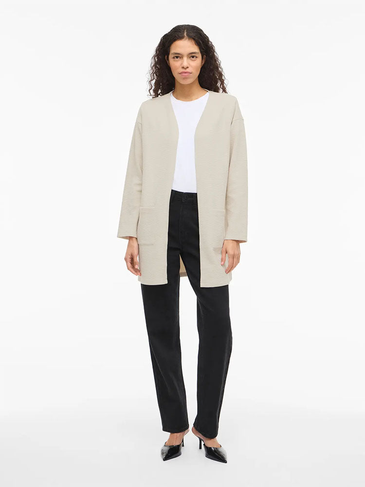 Vigarden Long Cardigan-Deep Cream