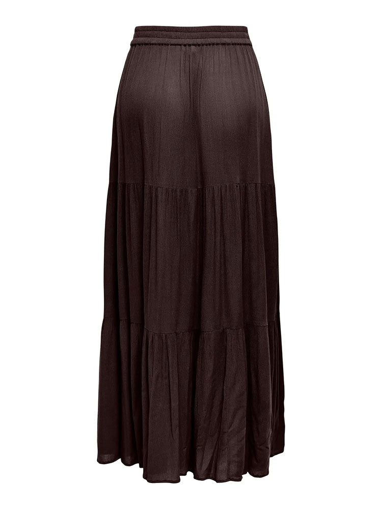Onlmikka Long Maxi Skirt-Coffee