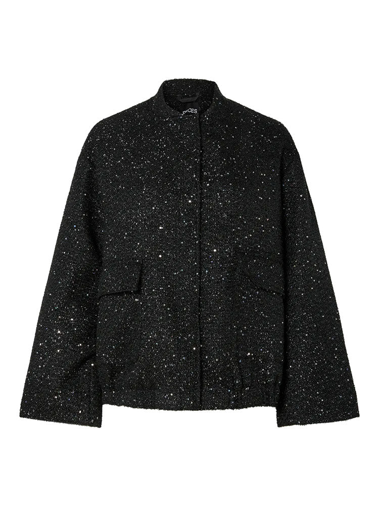 Pcminna Sequin Bomber Jacket