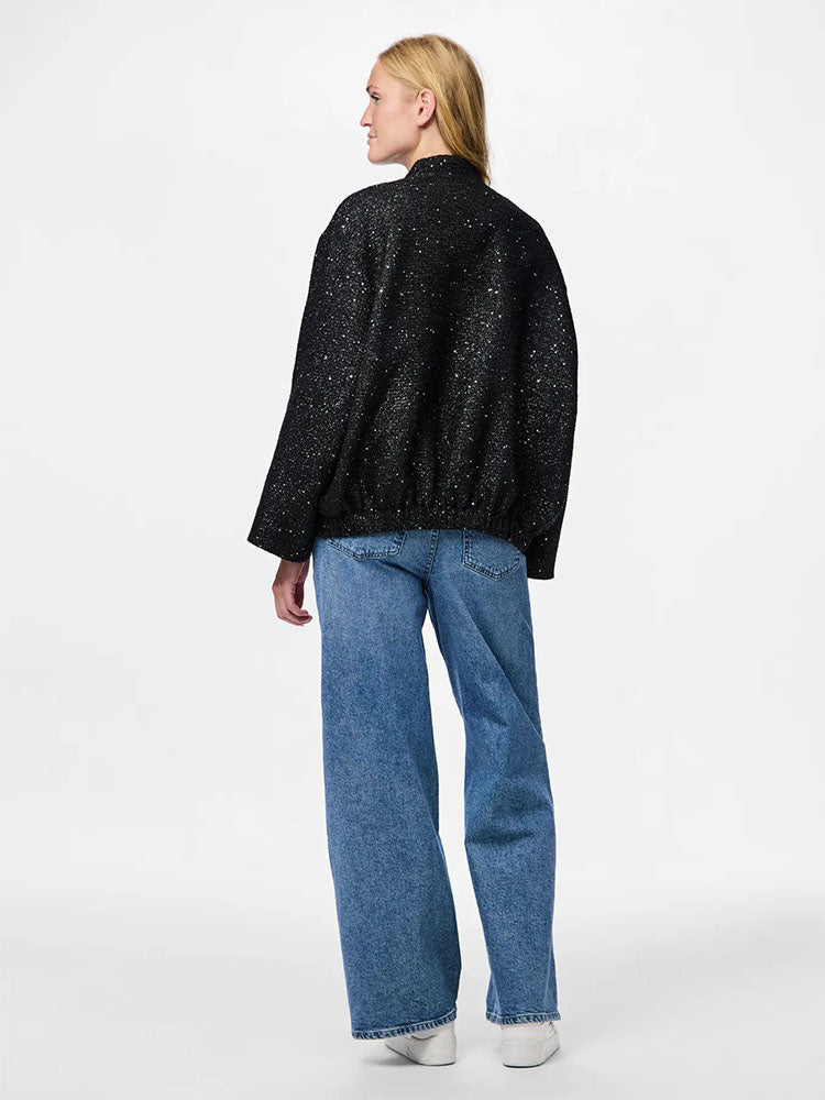 Pcminna Sequin Bomber Jacket