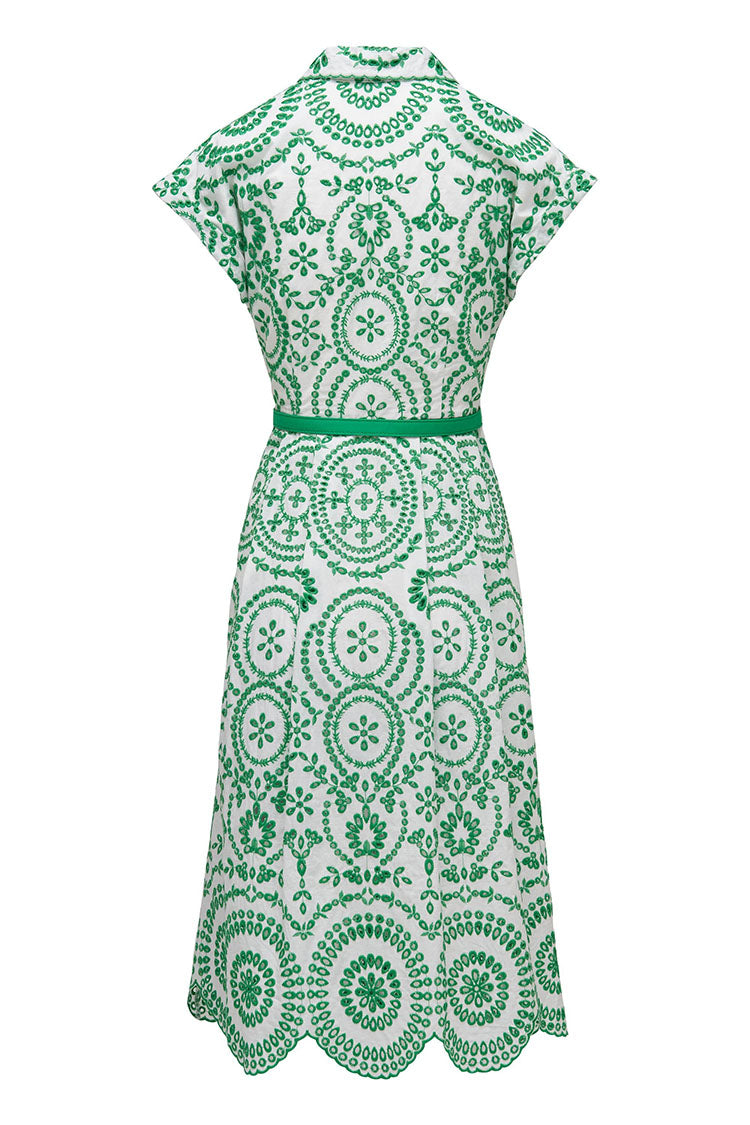 Dress in English Embroidery