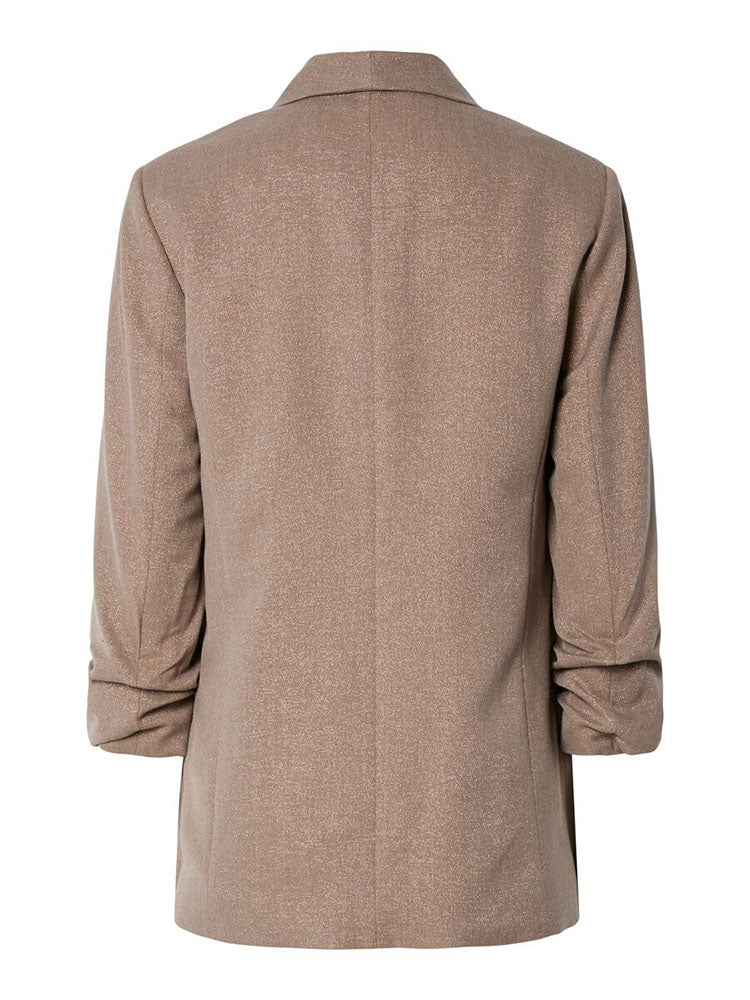 Pcboselle Glitter Blazer-Gold Lurex