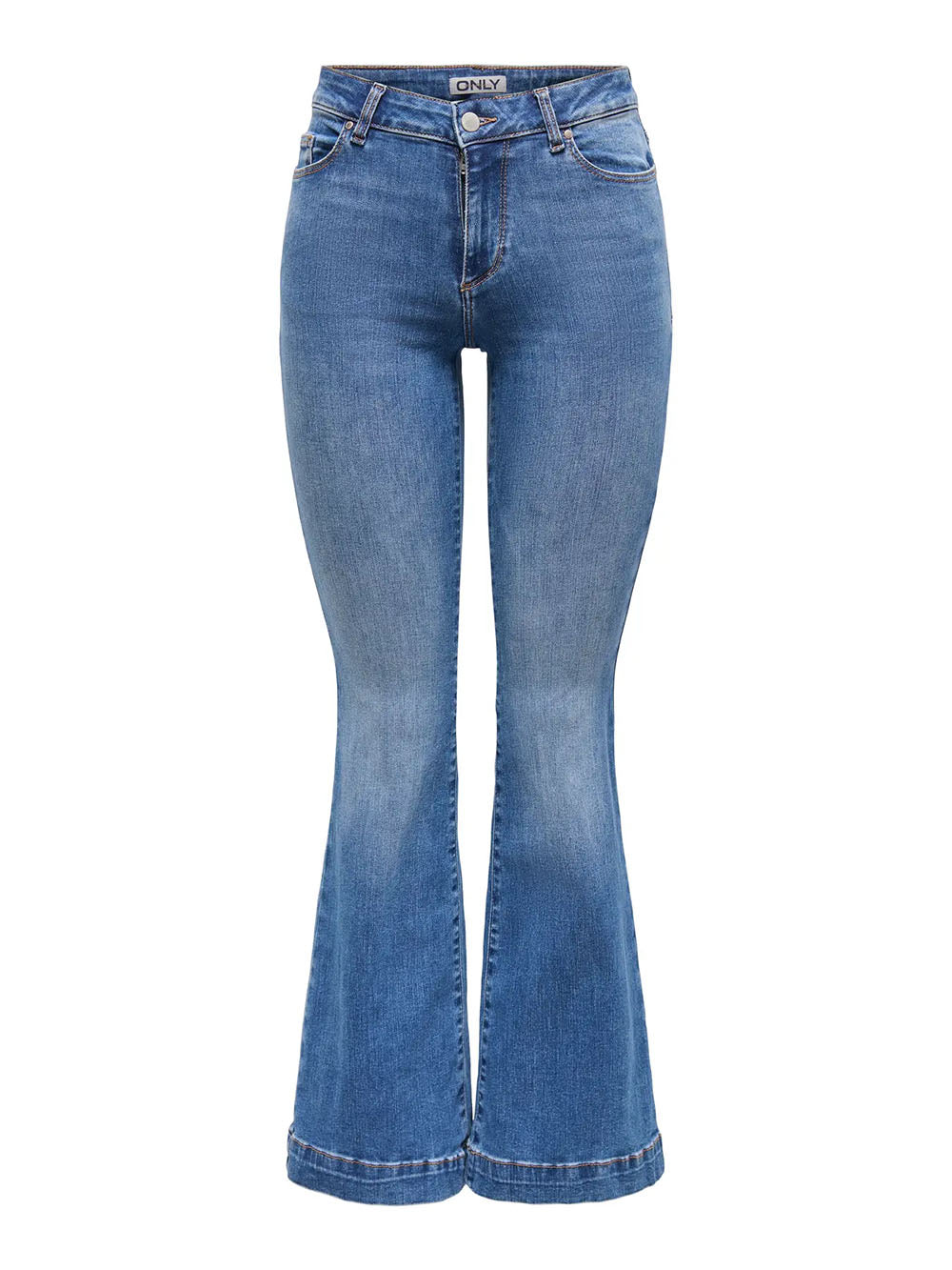 Onlblush Retro Flared Jeans-Medium Blue Denim