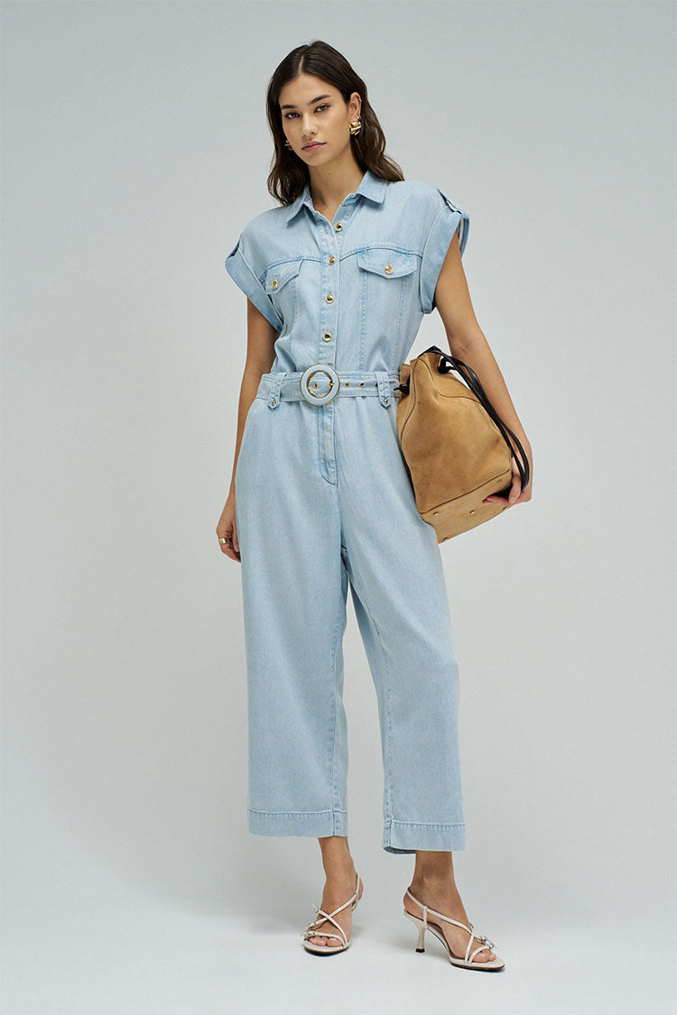 Salsa Light Denim Jumpsuit