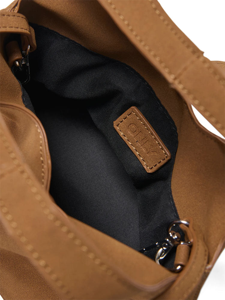 Onlaliana Faux Suede Crossbody Bag-Toasted Coconut