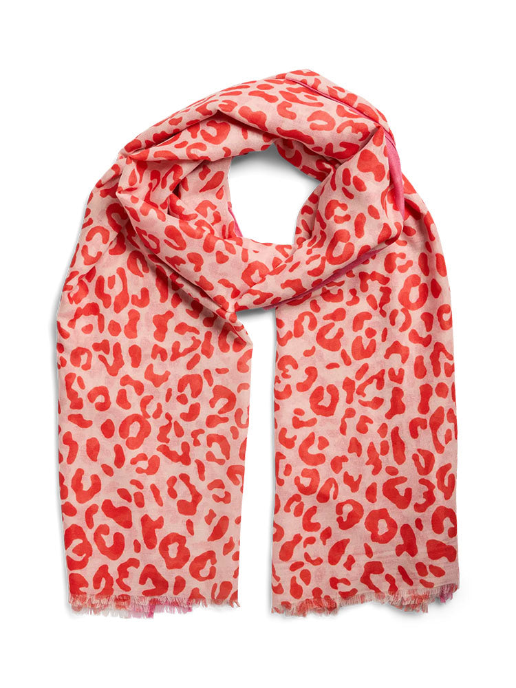Pcalba Long Scarf-Fruit Leopard