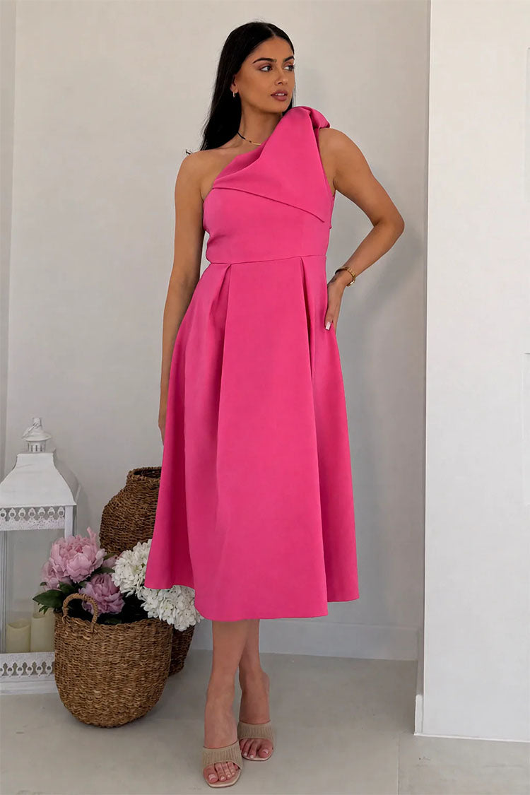Pre-Order Keeley Bow Shoulder Maxi Dress Pink Pre-Order