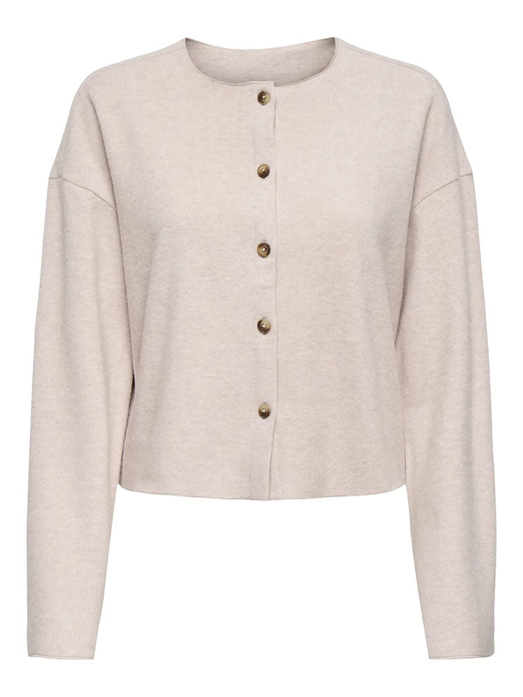 Onlmatty Loose Cardigan-Light Beige