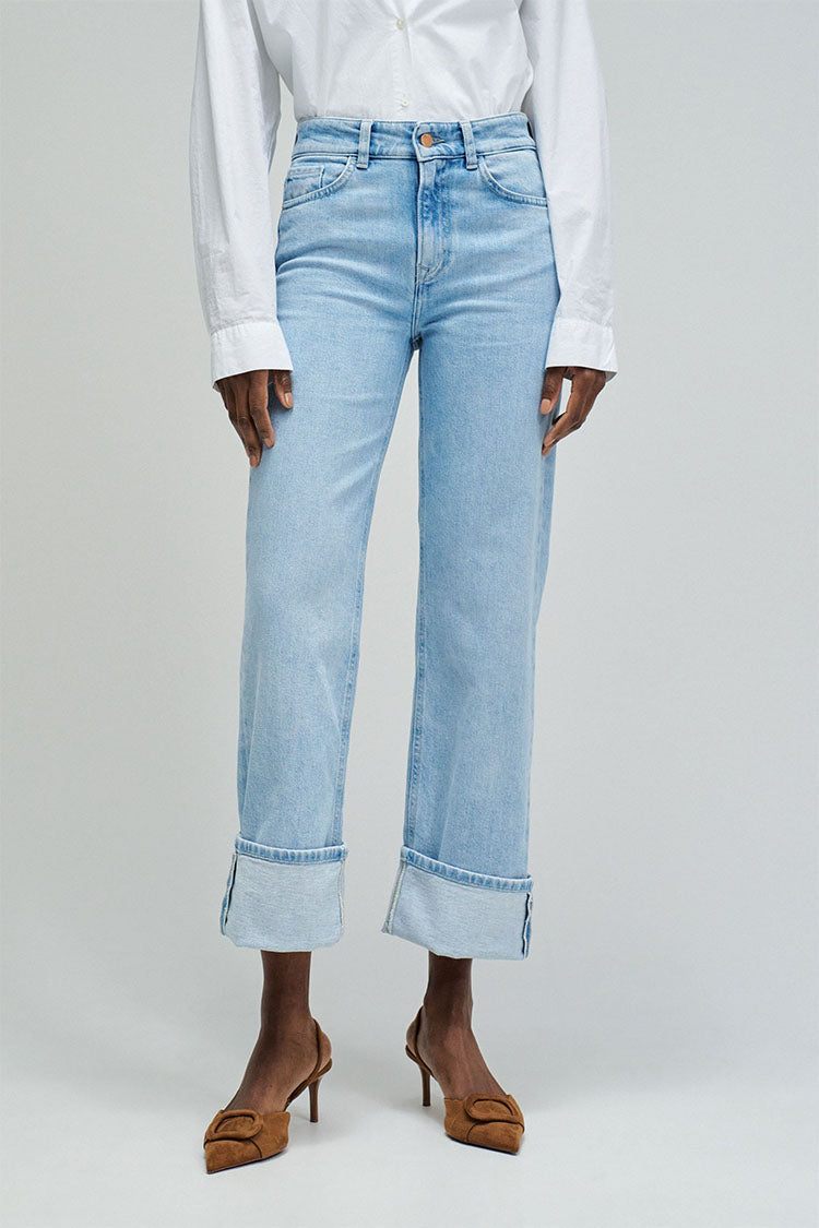 Salsa True Straight Jeans-Light Blue Denim