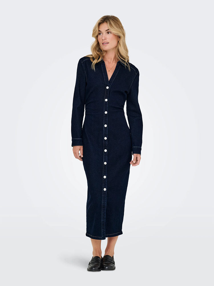 Onlcaitlin Dark Denim Dress