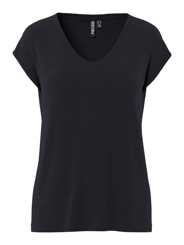 Pckamala V Neck T-Shirt-Black