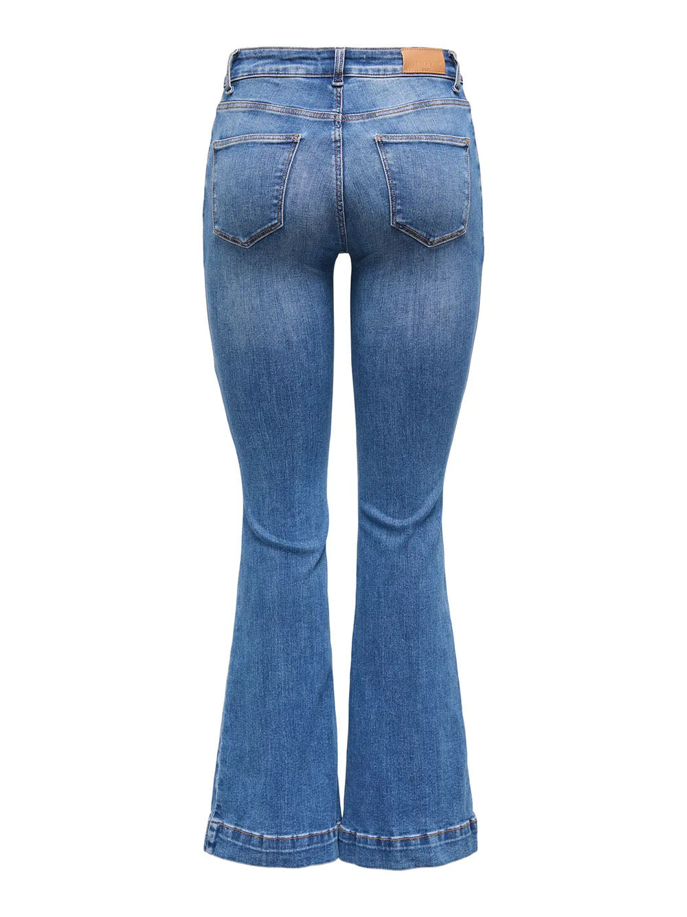 Onlblush Retro Flared Jeans-Medium Blue Denim
