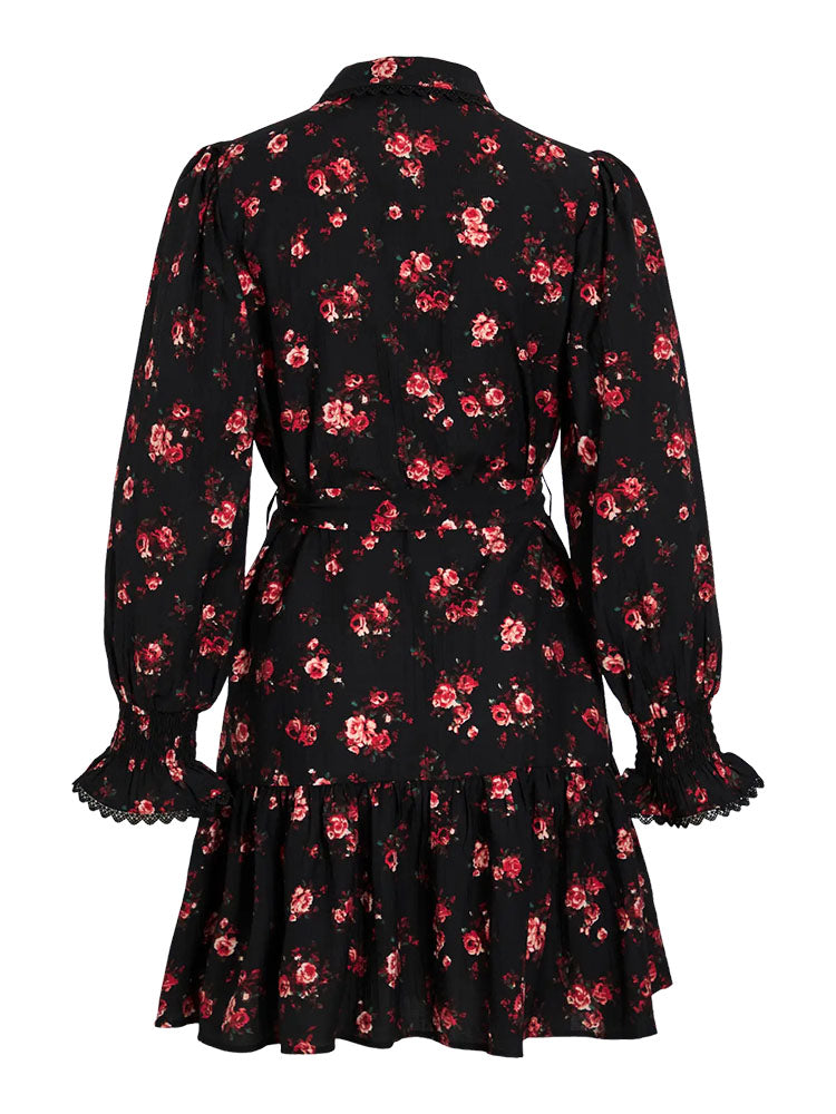 Viclo Rose Shirt Dress