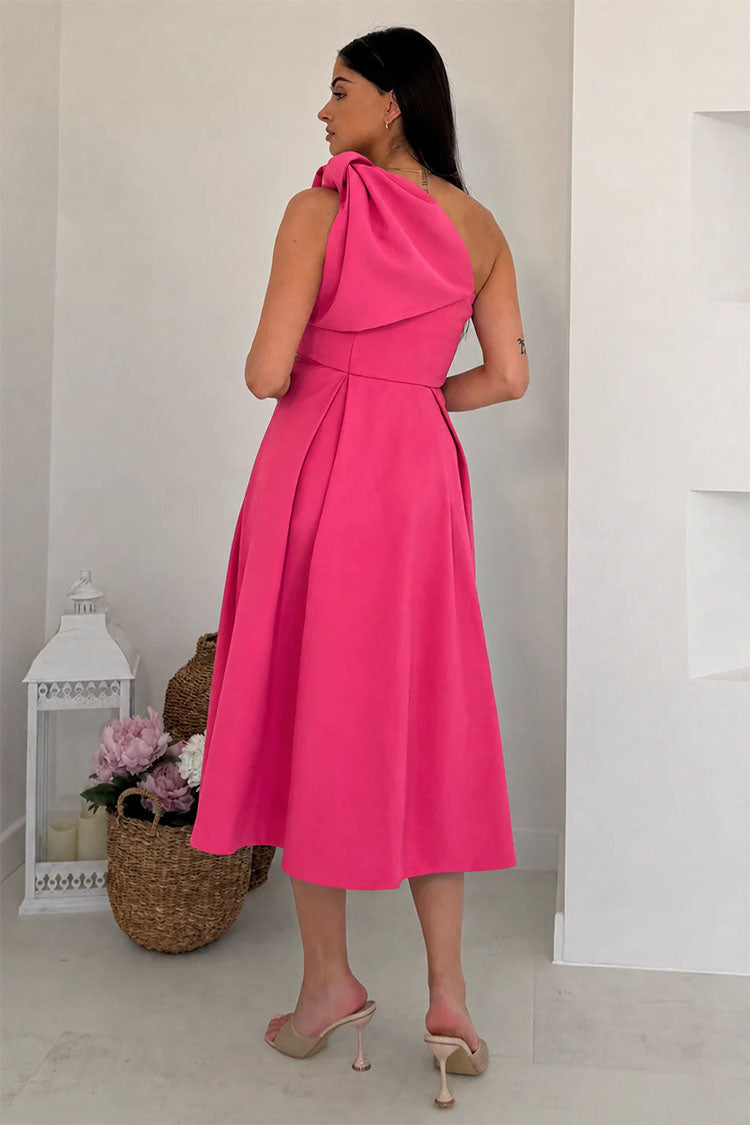 Pre-Order Keeley Bow Shoulder Maxi Dress Pink Pre-Order