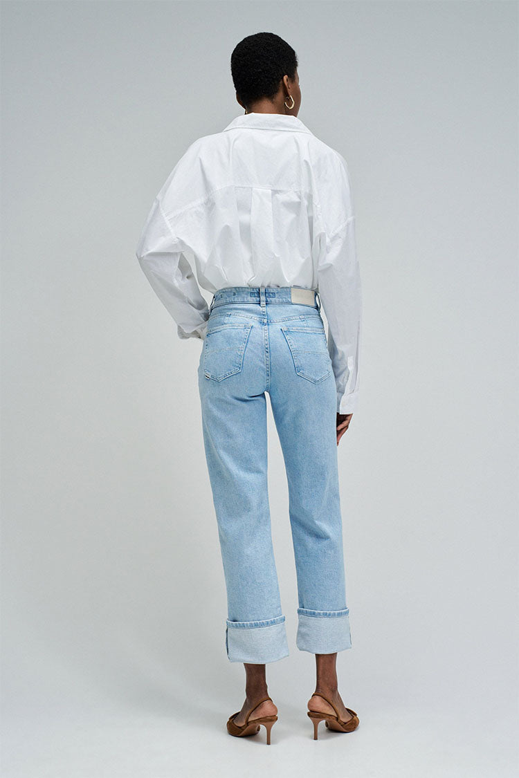 Salsa True Straight Jeans-Light Blue Denim