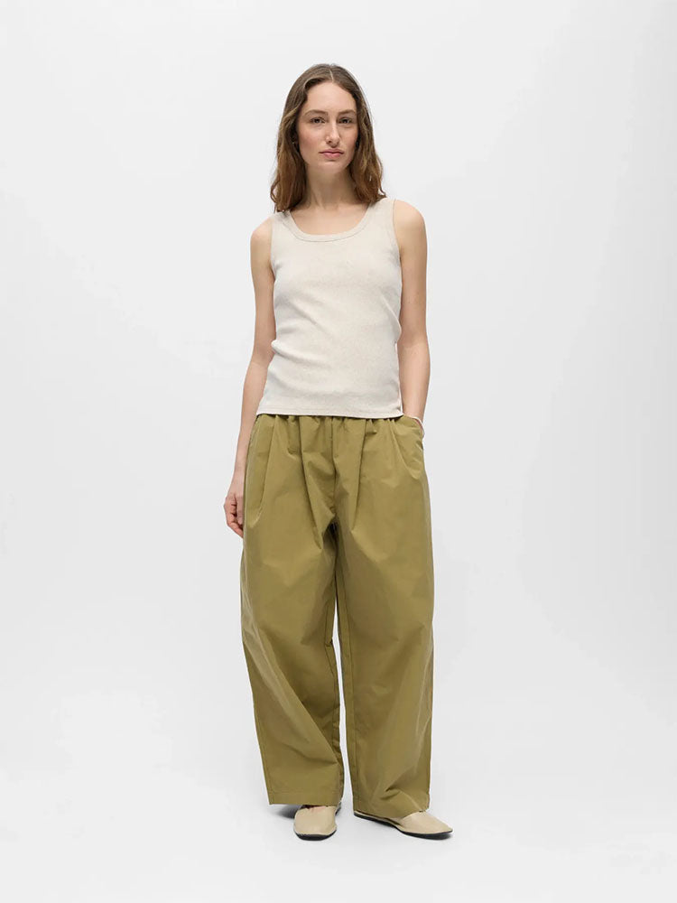Objmoli Tank Top-Beige
