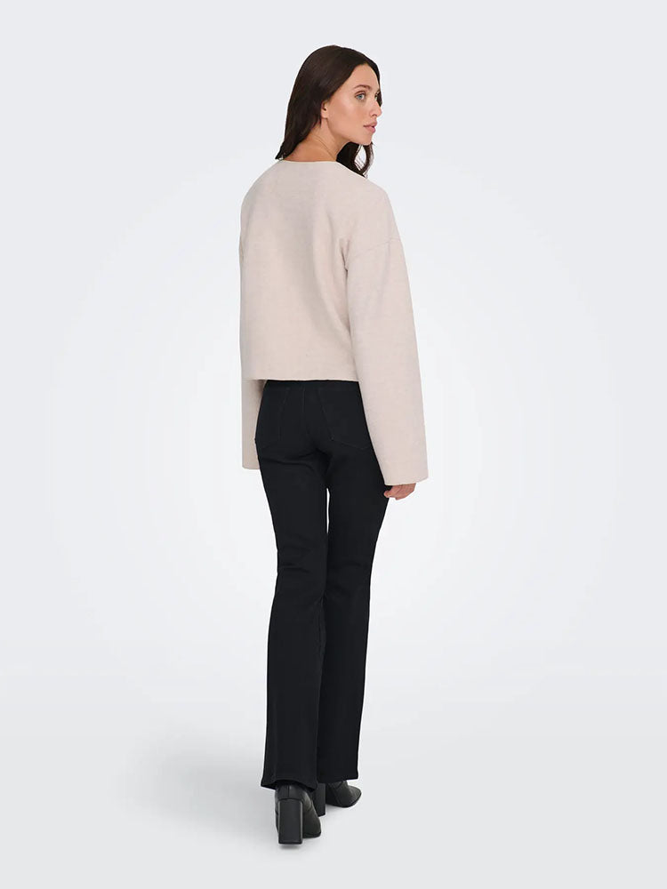 Onlmatty Loose Cardigan-Light Beige