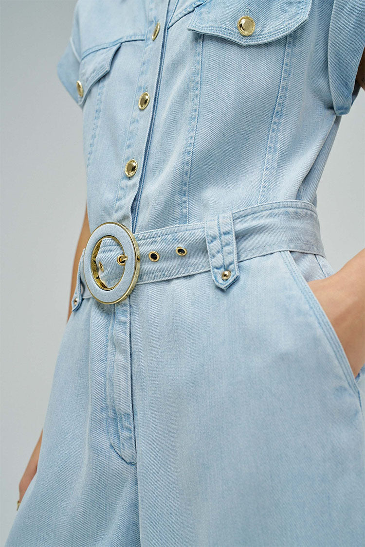 Salsa Light Denim Jumpsuit