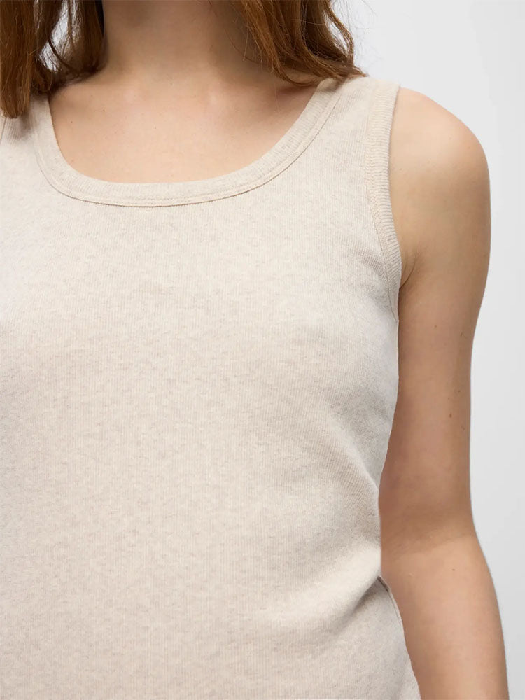 Objmoli Tank Top-Beige