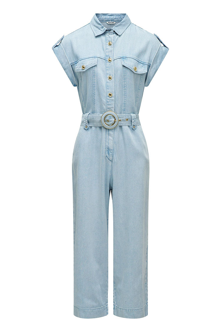 Salsa Light Denim Jumpsuit