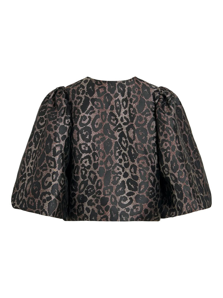 Vilenuna Top=Leopard Print