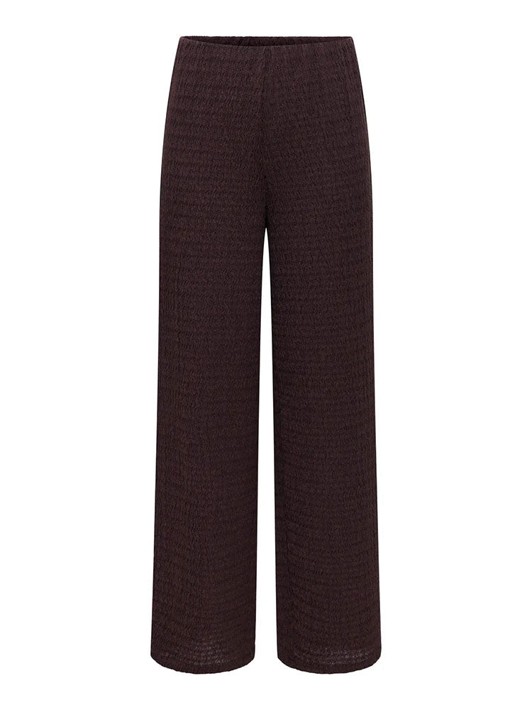 Onlilse Trousers-Deep Mahogany