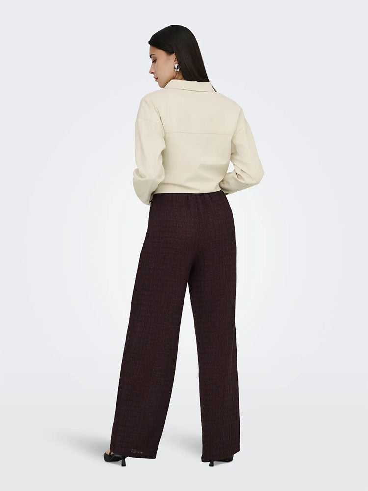 Onlilse Trousers-Deep Mahogany