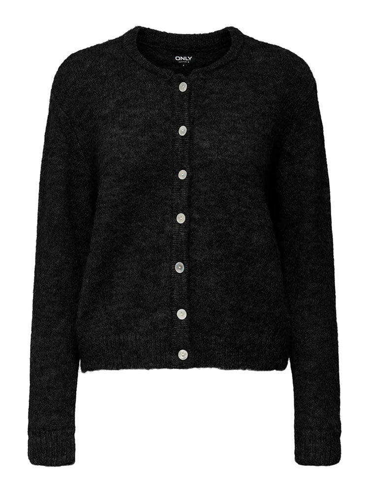 Onlmaggie Button Cardigan-Black